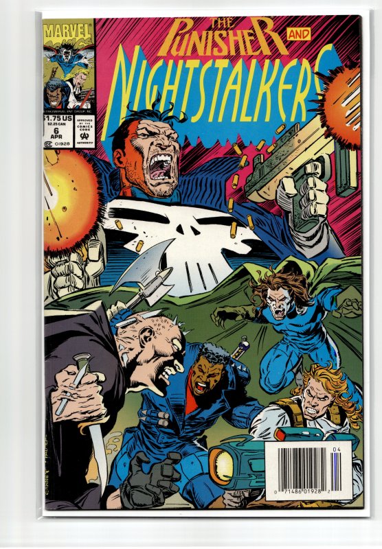 Nightstalkers #6 Newsstand Edition (1993) Punisher