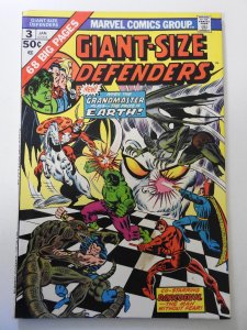 Giant-Size Defenders #3 (1975) VG+ Condition moisture stain