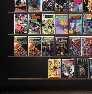 Huge Lot 140+ Comics with Dazzler, Barb Wire, Hardcase, Firearm & More!