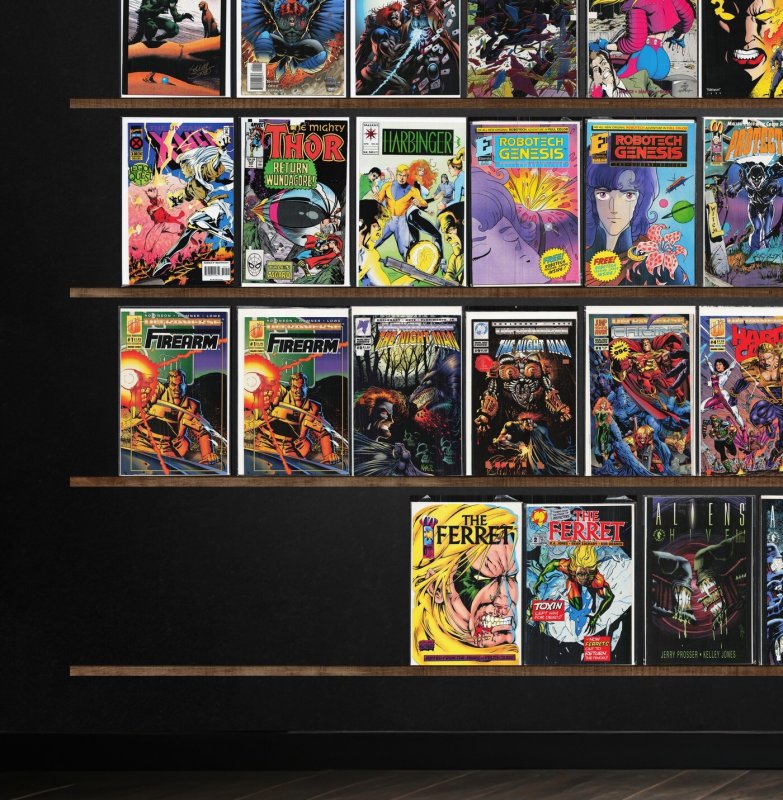 Huge Lot 140+ Comics with Dazzler, Barb Wire, Hardcase, Firearm & More!