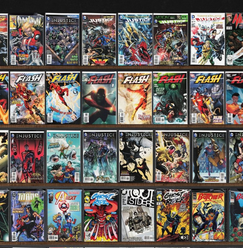 Huge Lot 150+ Comics with Outsiders, Justice League, Namor & More!
