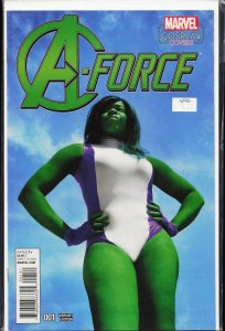 A-Force #1 Photo Cover (2016) She-Hulk