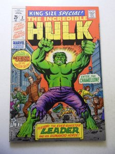 The Incredible Hulk Annual #2 (1969) FN+ Condition