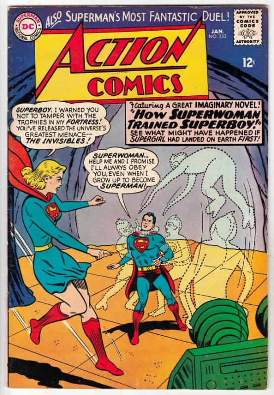 Action Comics #332 (Jan-66) VF+ High-Grade Superman