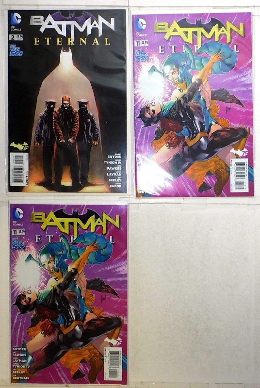 Batman Eternal Lot of 3 #2, 11 x2 (2014) DC Comics 1st Print Comic Books