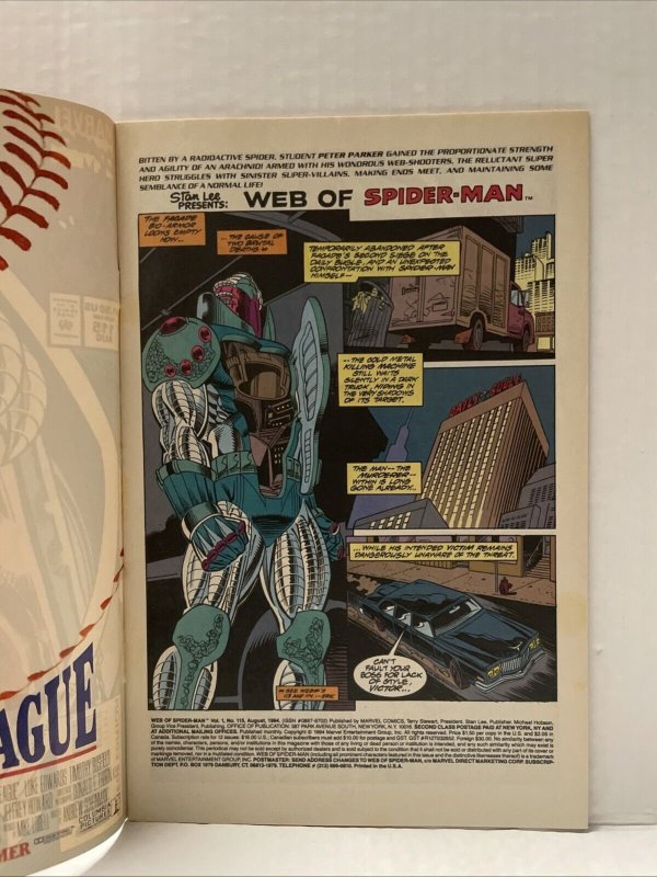 Web Of Spiderman #115