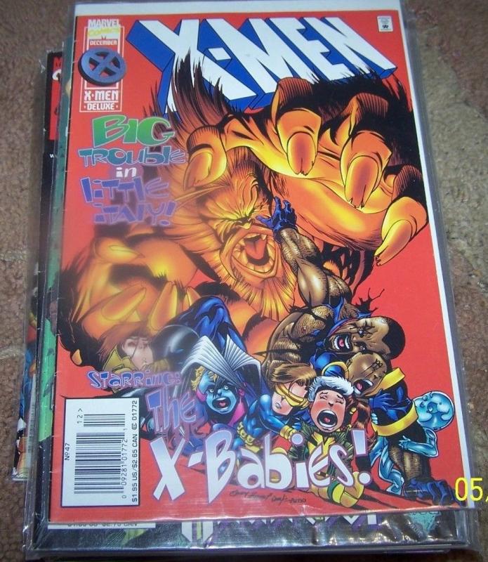 X Men # 47 (Dec 1995, Marvel) mojo x babies mutants xmen