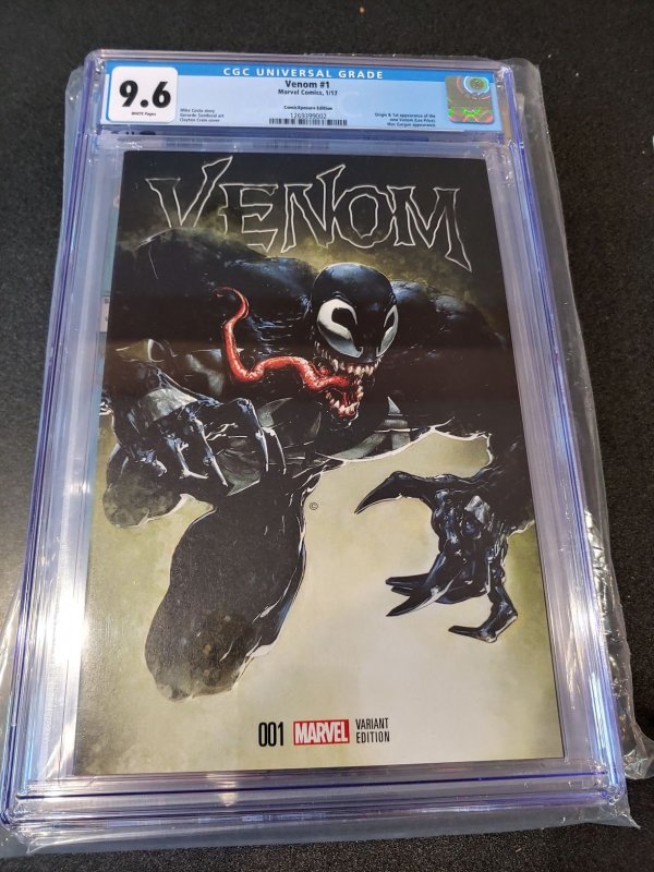 VENOM #1 CGC 9.6 COMICXPOSURE EDITION CLAYTON CRAIN COVER