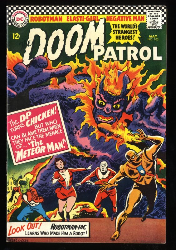 Doom Patrol #103 FN/VF 7.0 White Pages