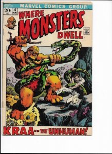 Where Monsters Dwell #15  (1972)