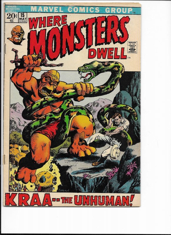 Where Monsters Dwell #15  (1972)