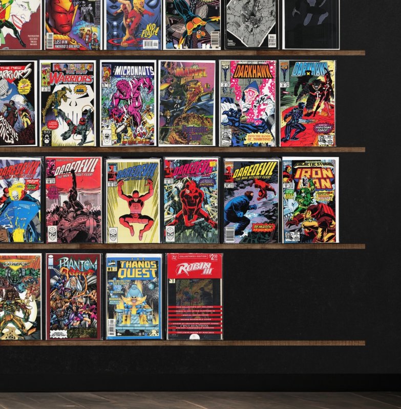 Huge Lot 150+ Comics with Death'S Head Ii, Daredevil, Robin, Wolverine &...