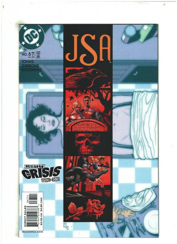 JSA #67 NM- 9.2 DC Comics 2005 Geoff Johns,Superman & Power Girl Identity Crisis