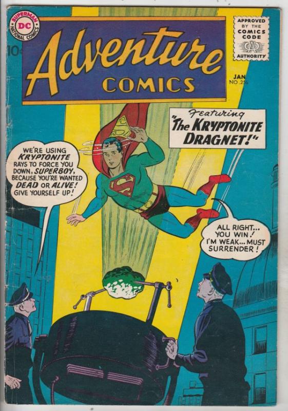 Adventure Comics #256 (Jan-59) FN+ Mid-High-Grade Superboy, Green Arrow and S...