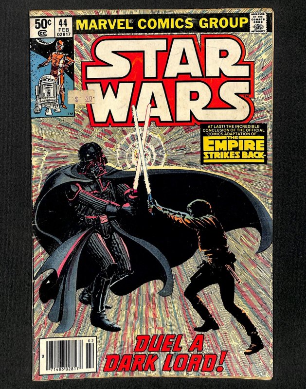 Star Wars #44 VG 4.0 Darth Vader Empire Strikes Back!