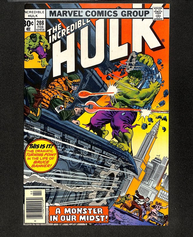 Incredible Hulk (1962) #208 Absorbing Man Appearance! Severin!