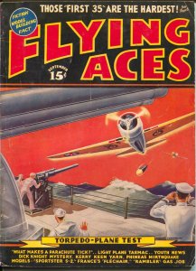 Flying Aces 9/1939-August Schomburg-Dick Knight-Al McWilliams-VG