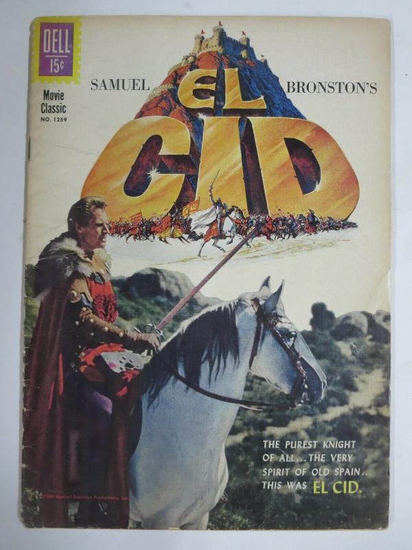 EL CID #FC 1259 (Dell,1961) (GOOD;G)  Photo Cover! Charlton Heston!