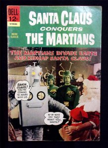 Santa Claus Conquers the Martians -Movie Classic Dell 1966 Movie Photo Cover