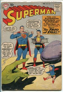 SUPERMAN #135 1960-DC COMICS-SUPERBOY-SUPERBABY-fr/good