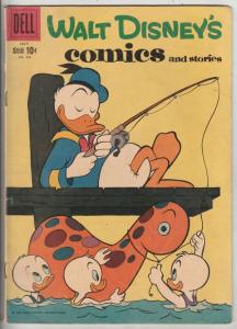 Comics and Stories, Walt Disney's #226 (Jul-59) FN Mid-Grade Donald Duck, Hue...