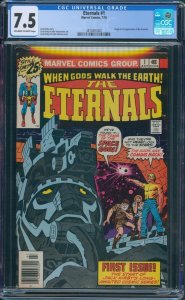 Eternals 1 CGC 7.5 1st appearance of the Eternals  