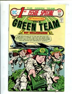 THE GREEN TEAM #1 FIRST ISSUE! (9.0) 1975
