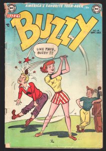 Buzzy #45 1952-DC-Golf cover-teen humor-rare