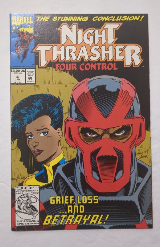 Night Thrasher: Four Control #1-4 (1992) NM- 9.2