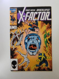 X-Factor #6 Direct Edition (1986) 1st full appearance Apocalypse VF- condition