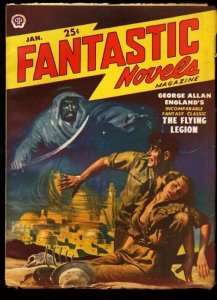 FANTASTIC NOVELS 1950 JAN-OCCULT PULP FN/VF