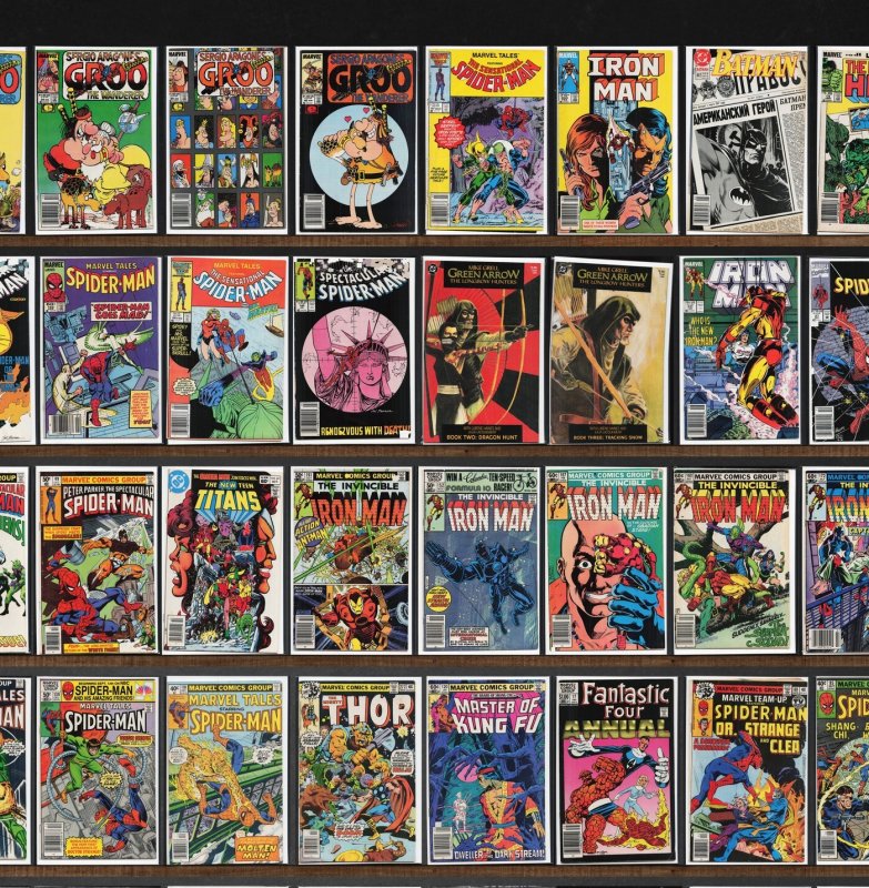 Huge Lot 150+ Comics with Marvel Team Up, Marvel Tales, Iron Man, Turok & More!