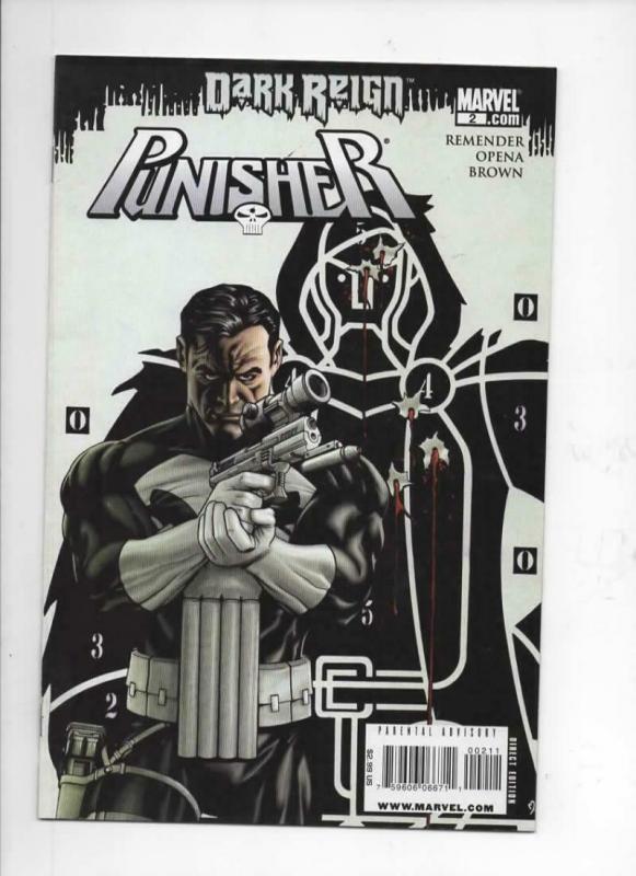 PUNISHER #2, NM-, Dark Reign, Rick Remender, 2009, more Marvel in store