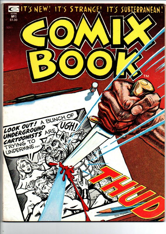 Comix Book #1 - Wolverton - Deitch - Stan Lee - 1974 - Underground - VF