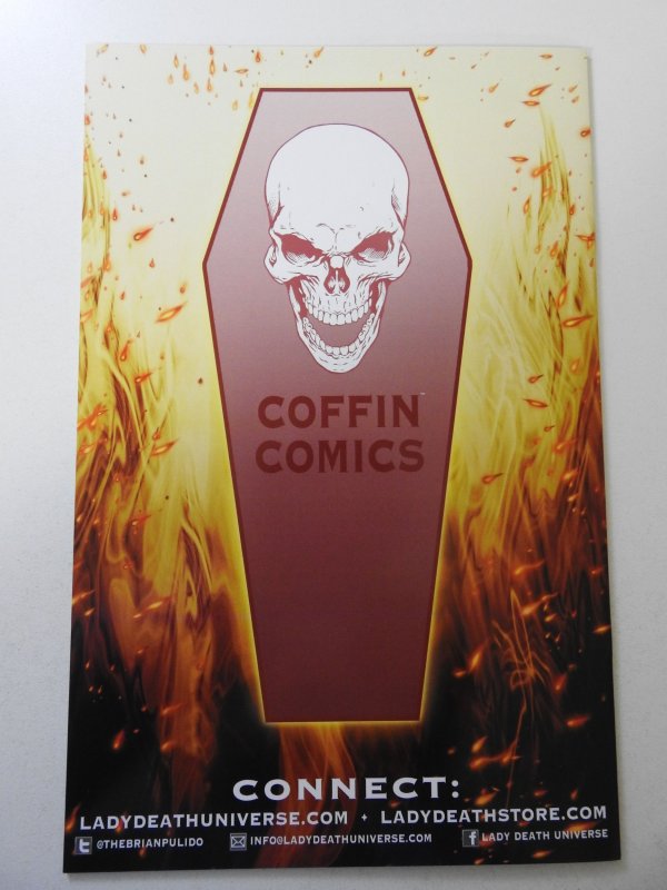 Lady Death Icon #1 Naughty Demonic Edition NM Condition! Signed W/ COA!