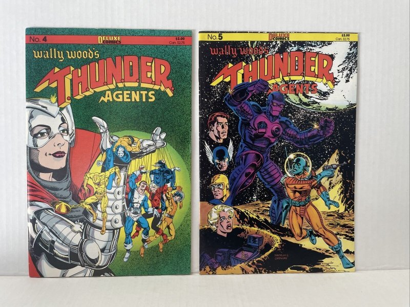 Thunder Agents #1 2 3 4 & 5 Lot Of 5