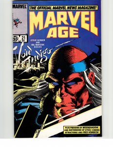 Marvel Age #21 (1984) Void Indigo