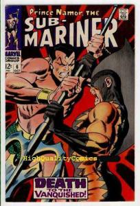 SUB-MARINER #6, FN+, John Buscema,1968, Alantis, Tiger Shark