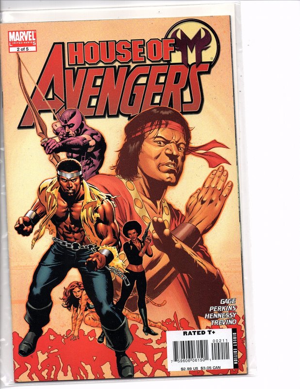 Marvel Comics House of M: Avengers #2 Luke Cage; Shang-Chi; Hawkeye; Tigra