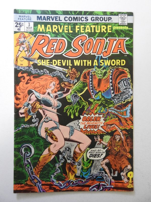 Marvel Feature #3 (1976) VF- Condition! MVS intact!