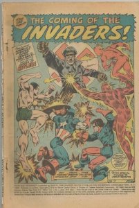 Giant Size Invaders #1 ORIGINAL Vintage 1975 Marvel Comics Origin GA Sub Mariner