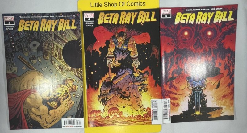 Beta Ray Bill #1 2 3 4 5  Complete Set 1st Print 2021 Marvel Comics