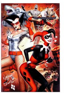 Suicide Squad #1 Cover A Nathan Szerdy SIGNED/REMARKED Virgin Variant.