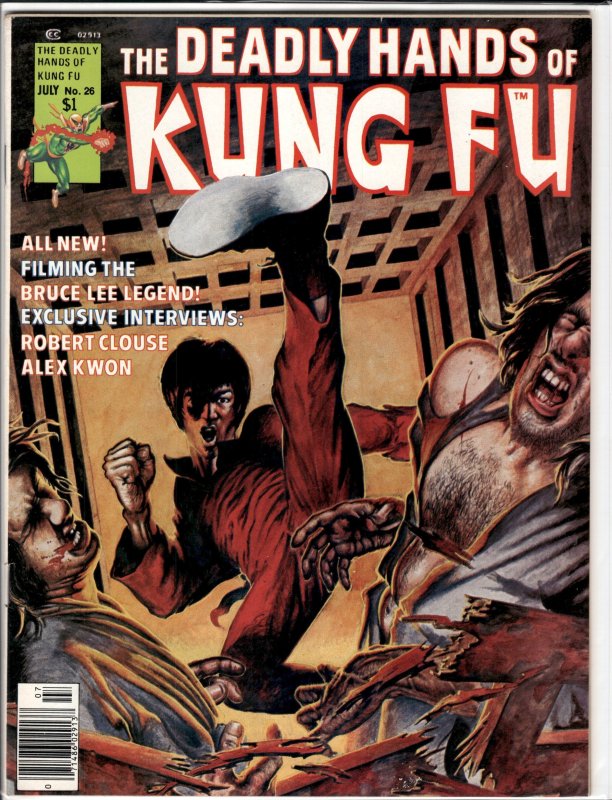 The Deadly Hands of Kung Fu #26 (1976) Bruce Lee