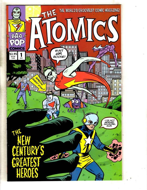 7 The Atomics AAA Pop Comics # 1 2 3 4 5 + King Size Jigsaw World's Within TD9