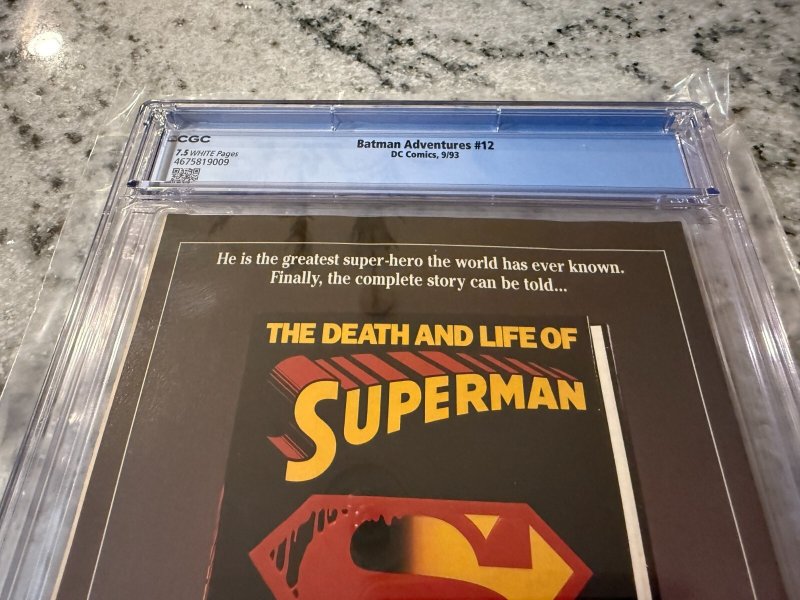 Batman Adventures # 12 CGC Graded 7.5 DC Comic Book 1st Harley Quinn JH23