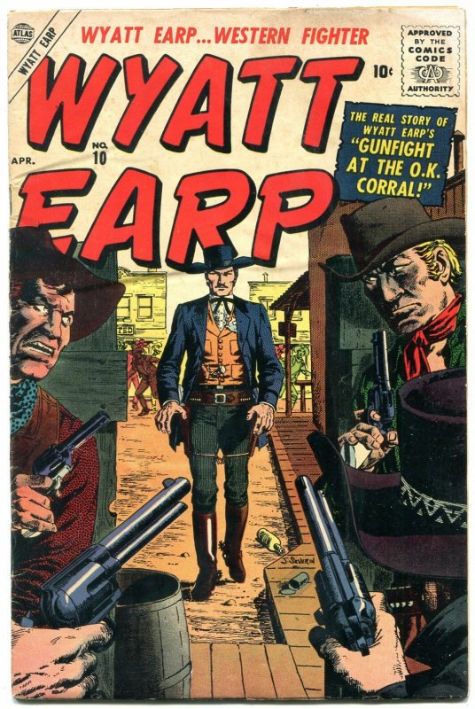 Wyatt Earp #10 1957- Severin - Gunfight at the OK Corral VG- 