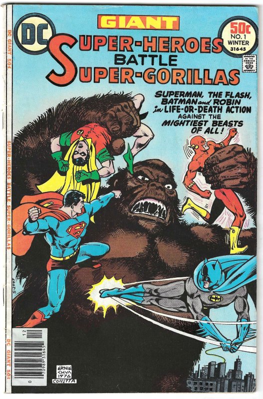 Super-Heroes Battle Super-Gorillas #1 (1976) FN