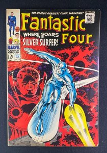 Fantastic Four (1961) #72 FN- (5.5) Silver Surfer Jack Kirby