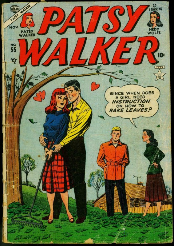 PATSY WALKER #55 PAPER DOLL ISSUE HEADLIGHTS 1953 ATLAS FR